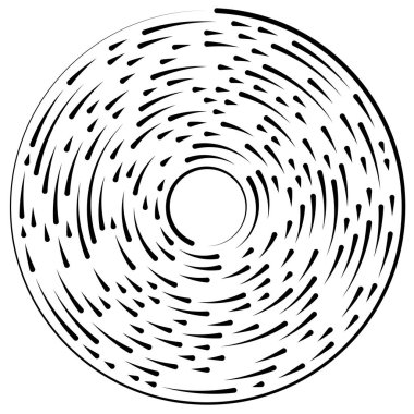 Döndürme, döndürme bölümlü çizgiler dairesel öge