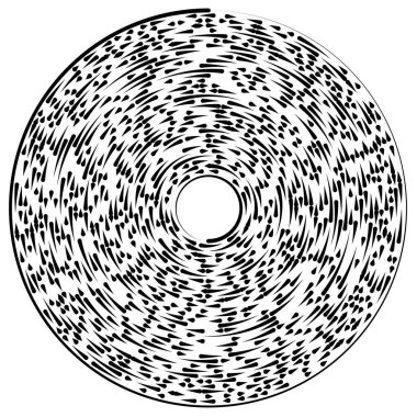 Döndürme, döndürme bölümlü çizgiler dairesel öge