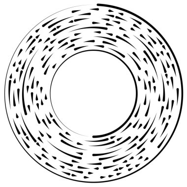 Döndürme, döndürme bölümlü çizgiler dairesel öge