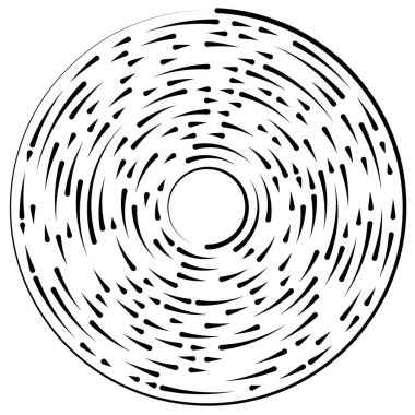 Döndürme, döndürme bölümlü çizgiler dairesel öge