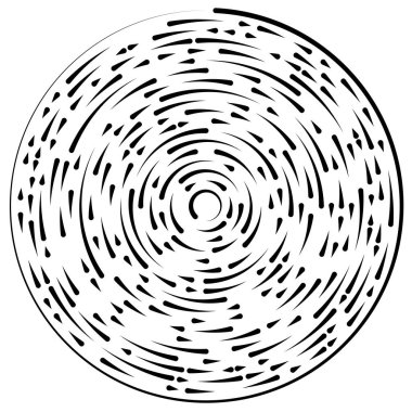 Döndürme, döndürme bölümlü çizgiler dairesel öge