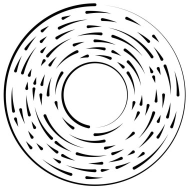 Döndürme, döndürme bölümlü çizgiler dairesel öge