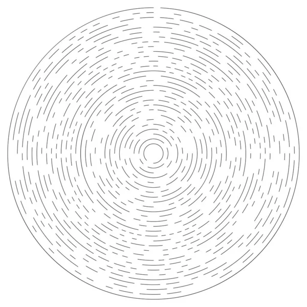 旋转分段线 圆形元件 — 图库矢量图片