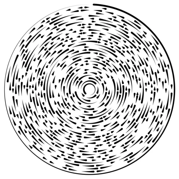 旋转分段线 圆形元件 — 图库矢量图片
