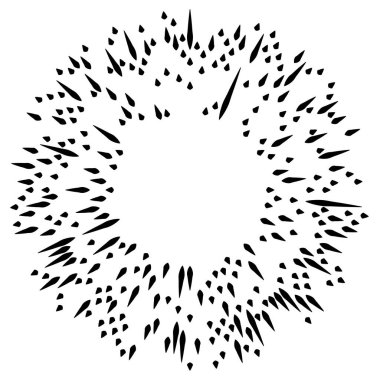 Radyal çizgiler parlaklık, patlama, yıldız patlaması, güneş patlaması etkisi tasarım elementi