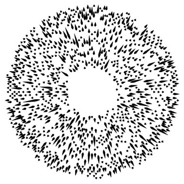 Radyal çizgiler parlaklık, patlama, yıldız patlaması, güneş patlaması etkisi tasarım elementi