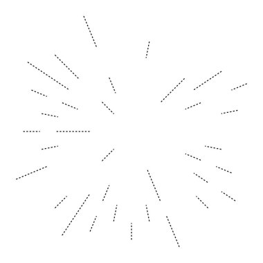 Radyal çizgiler parlaklık, patlama, yıldız patlaması, güneş patlaması etkisi tasarım elementi