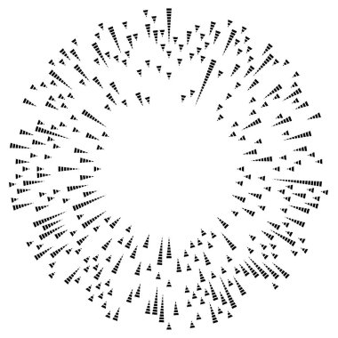 Radyal çizgiler parlaklık, patlama, yıldız patlaması, güneş patlaması etkisi tasarım elementi