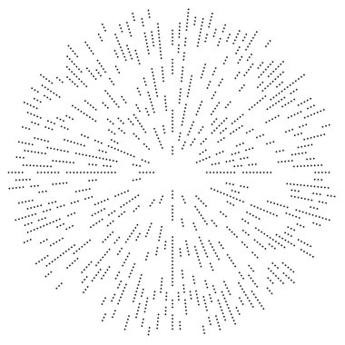 Radyal çizgiler parlaklık, patlama, yıldız patlaması, güneş patlaması etkisi tasarım elementi