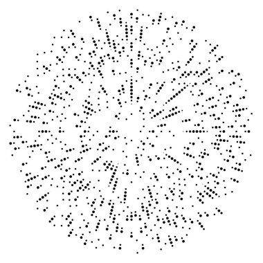 Radyal çizgiler parlaklık, patlama, yıldız patlaması, güneş patlaması etkisi tasarım elementi
