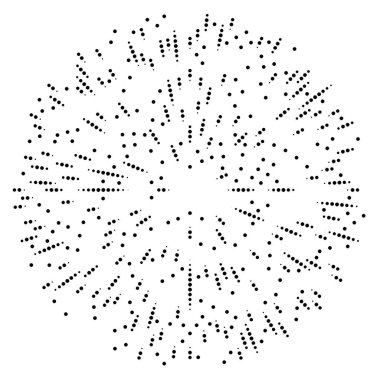 Radyal çizgiler parlaklık, patlama, yıldız patlaması, güneş patlaması etkisi tasarım elementi
