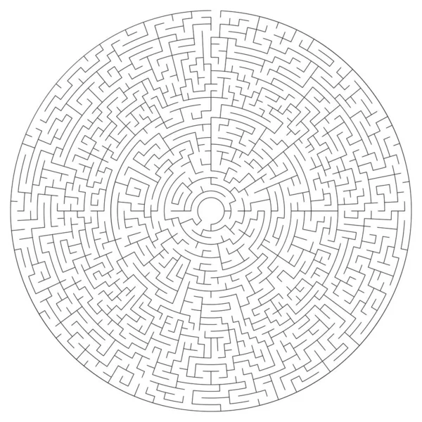 Labirinto Solúvel Ilustração Vetor Labirinto —  Vetores de Stock