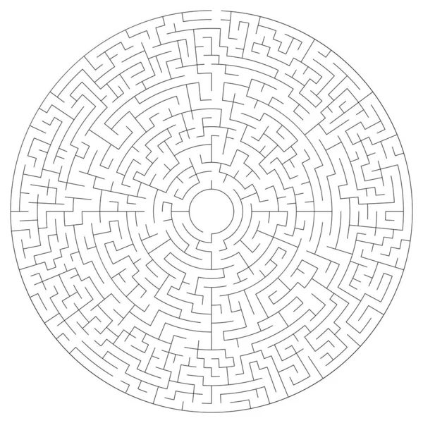Labirinto Solúvel Ilustração Vetor Labirinto — Vetor de Stock