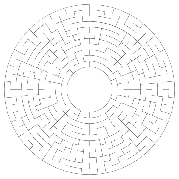 解決可能な迷路ベクトル図 — ストックベクタ