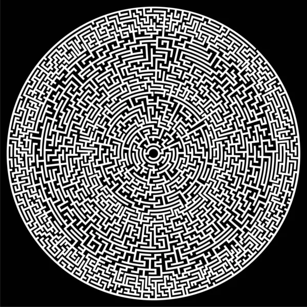 Labyrinthe Labyrinthe Soluble Ilustration Vectorielle — Image vectorielle