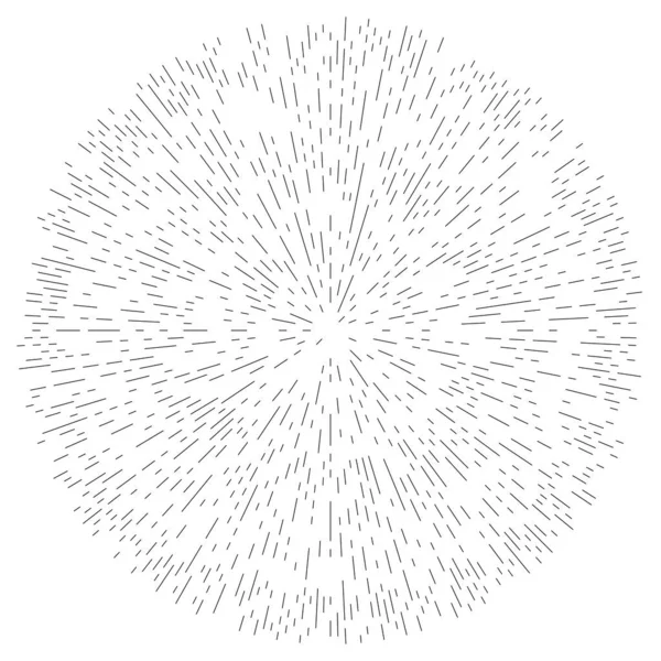 Radyal çizgiler parlaklık, patlama, yıldız patlaması, güneş patlaması etkisi tasarım elementi