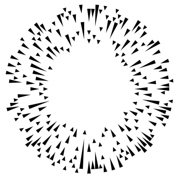 Linhas Radiais Radiância Explosão Starburst Sunburst Elemento Design Efeito —  Vetores de Stock