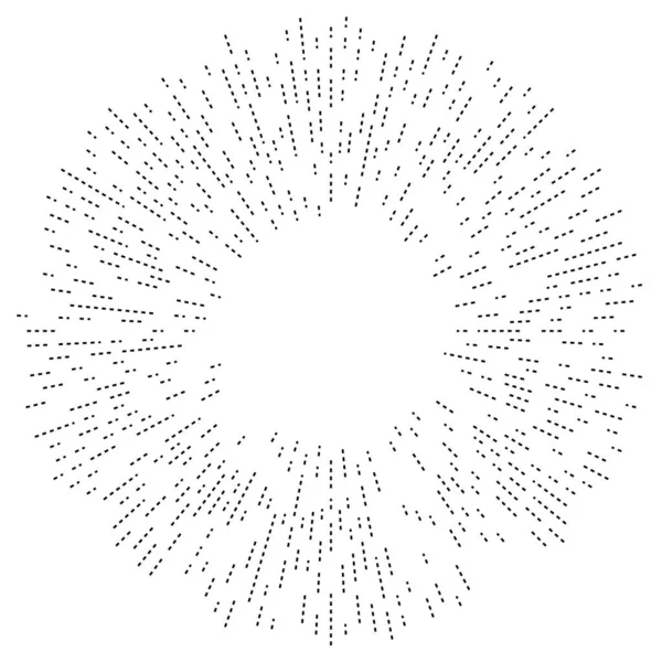 Radyal çizgiler parlaklık, patlama, yıldız patlaması, güneş patlaması etkisi tasarım elementi