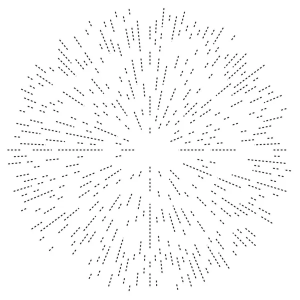 Radyal çizgiler parlaklık, patlama, yıldız patlaması, güneş patlaması etkisi tasarım elementi