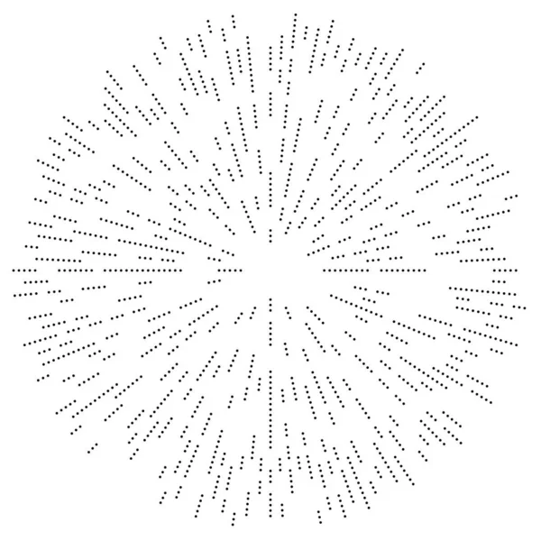 Radyal çizgiler parlaklık, patlama, yıldız patlaması, güneş patlaması etkisi tasarım elementi