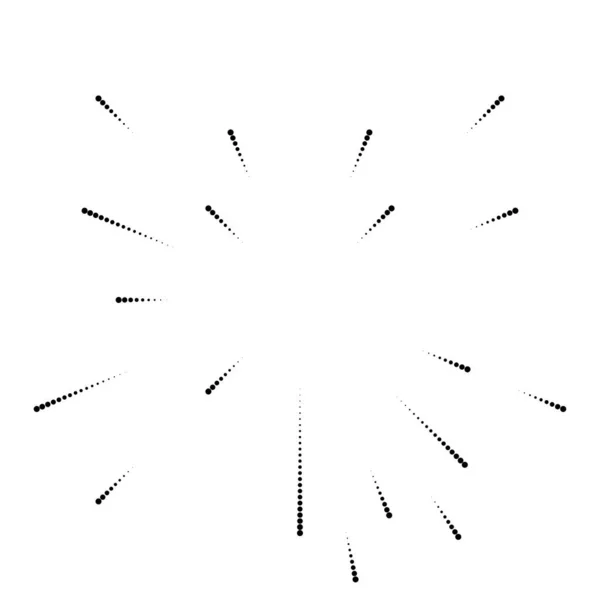 径向线亮度 爆裂效果设计元件 — 图库矢量图片