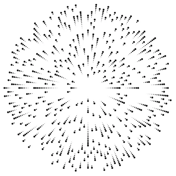 径向线亮度 爆裂效果设计元件 — 图库矢量图片