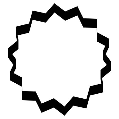 Radyal yıldız patlaması, güneş patlaması, fiyat etiketi. Etiket etiketi ve vinil klip- art vektör illüstrasyonu, Clip-art grafikleri.