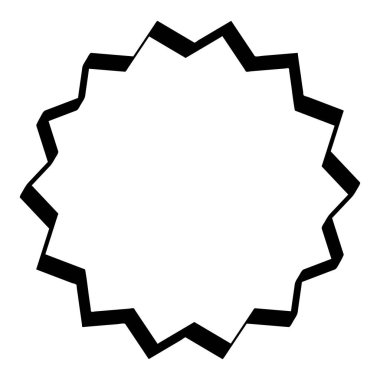 Radyal yıldız patlaması, güneş patlaması, fiyat etiketi. Etiket etiketi ve vinil klip- art vektör illüstrasyonu, Clip-art grafikleri.