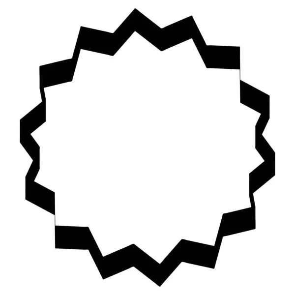 Radial Starburst Sunburst Precio Tag Etiqueta Engomada Vinilo Clip Arte — Vector de stock