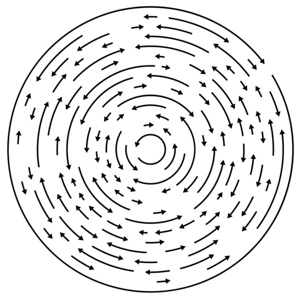 圆形箭头圆形元素 — 图库矢量图片