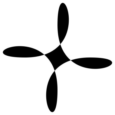 Soyut şekil, tasarım elemanı vektör vektörü Stok vektör illüstrasyonu, Clip-art grafikleri.