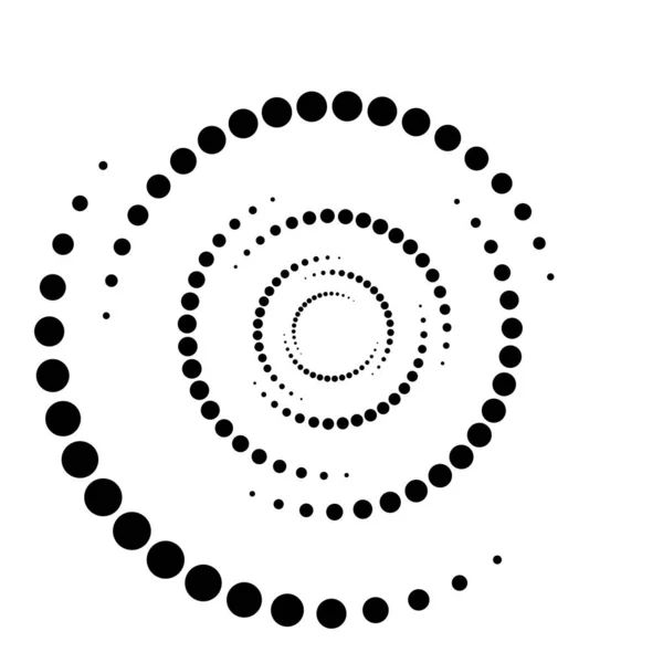 Espiral Abstracta Remolino Giro Voilute Hélice Elemento Coclear — Archivo Imágenes Vectoriales