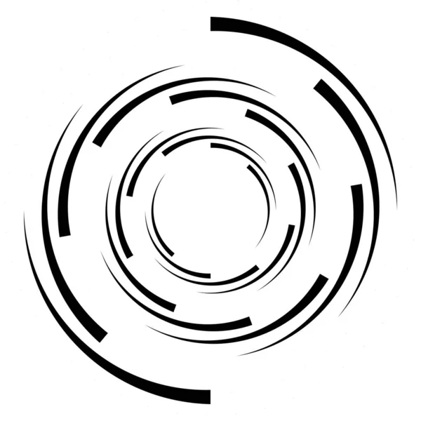 Абстрактная Спираль Соль Таль Вуалет Гель Улитка — стоковый вектор