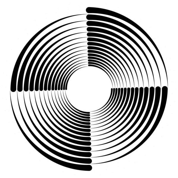 螺旋形 螺旋形 螺旋形 螺旋线 耳蜗元件 — 图库矢量图片