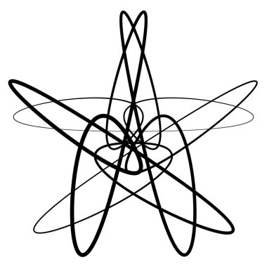 Soyut şekil, tasarım elemanı vektör vektörü Stok vektör illüstrasyonu, Clip-art grafikleri.