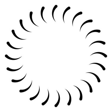 Soyut spiral, girdap ve dönüş. Voilute, helix, koklear element