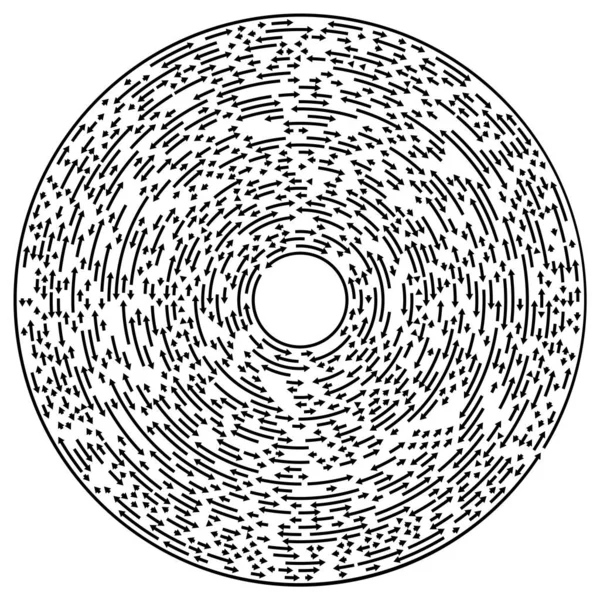 円の矢印円要素 — ストックベクタ