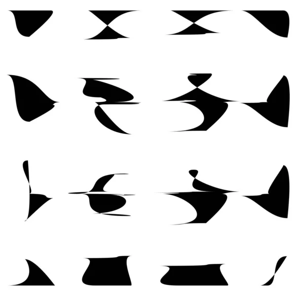 Випадковий Абстрактний Монохромний Візерунок Текстура Сток Векторні Ілюстрації Кліп Арт — стоковий вектор