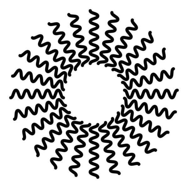 Абстрактна Спіраль Вихор Вихор Ворожнеча Спіраль Кохлеарний Елемент — стоковий вектор
