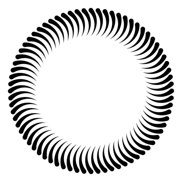 Abstrakte Spirale Wirbel Und Wirbel Voilute Helix Cochlea Element — Stockvektor