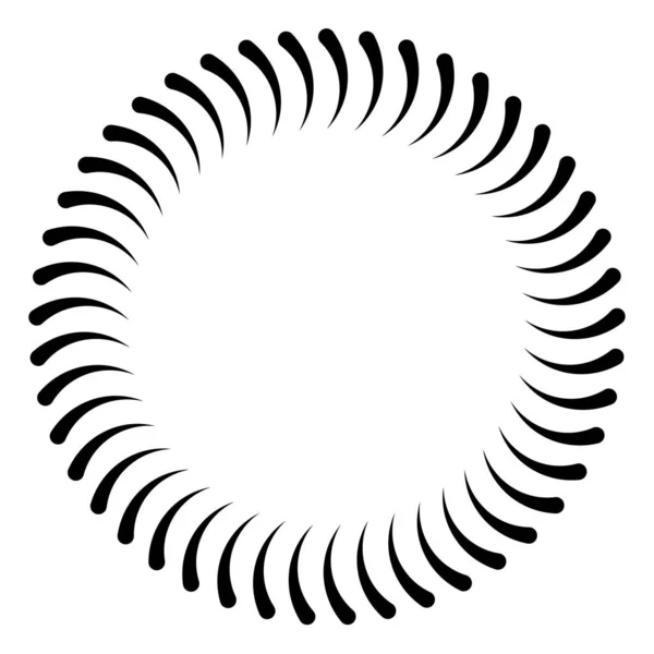 Abstrakte Spirale Wirbel Und Wirbel Voilute Helix Cochlea Element — Stockvektor