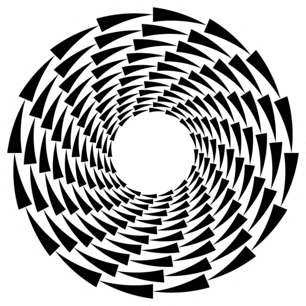 Abstrakcyjna Spirala Wirowanie Wirowanie Gałka Spirala Element Ślimakowy — Wektor stockowy