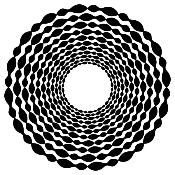 Espiral Abstracta Remolino Giro Voilute Hélice Elemento Coclear — Archivo Imágenes Vectoriales