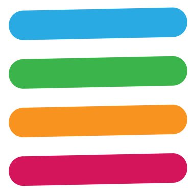 Dikdörtgen pankart, plaket, düğme, etiket ve etiketleme şekli boş, boş, telif alanı vektör çizimi, klip- sanat grafikleri 