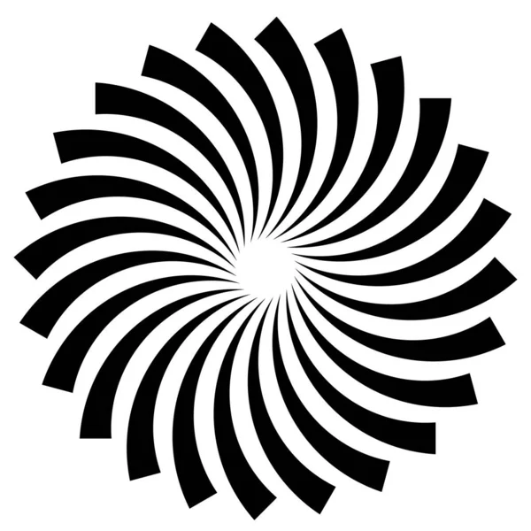 Abstract Spiral Redemoinho Twirl Design Element Curlicue Forma Rotativa Volute —  Vetores de Stock