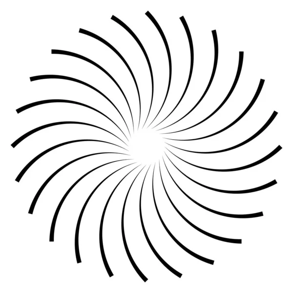 抽象的なスパイラル 渦巻き ツイルのデザイン要素 回転形状 ボリューム ヘリックス要素ストックベクトルイラスト クリップアートグラフィック — ストックベクタ