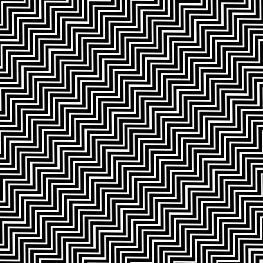 Kenarlı, zigzag, çapraz çizgiler pürüzsüz tekrarlanabilir desen, doku stok vektör çizimi, klip sanatları grafikleri 