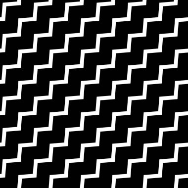Kenarlı, zigzag, çapraz çizgiler pürüzsüz tekrarlanabilir desen, doku stok vektör çizimi, klip sanatları grafikleri 