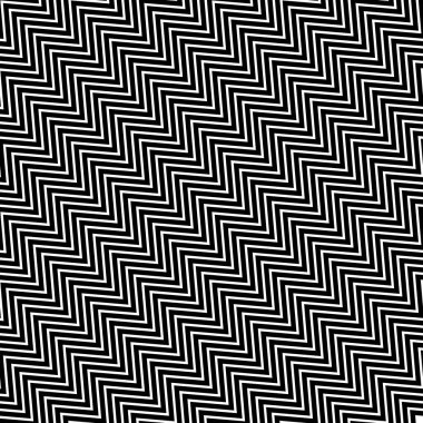 Kenarlı, zigzag, çapraz çizgiler pürüzsüz tekrarlanabilir desen, doku stok vektör çizimi, klip sanatları grafikleri 