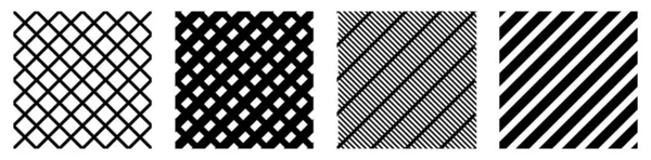 Abstract Lines Grid Mesh Stripes Seamless Repeable Geometric Pattern Texture — стоковый вектор